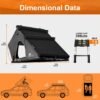 "NATURNEST" Polaris ROOF TOP TENT- Grey